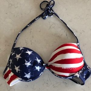 American Flag Bikini top.
